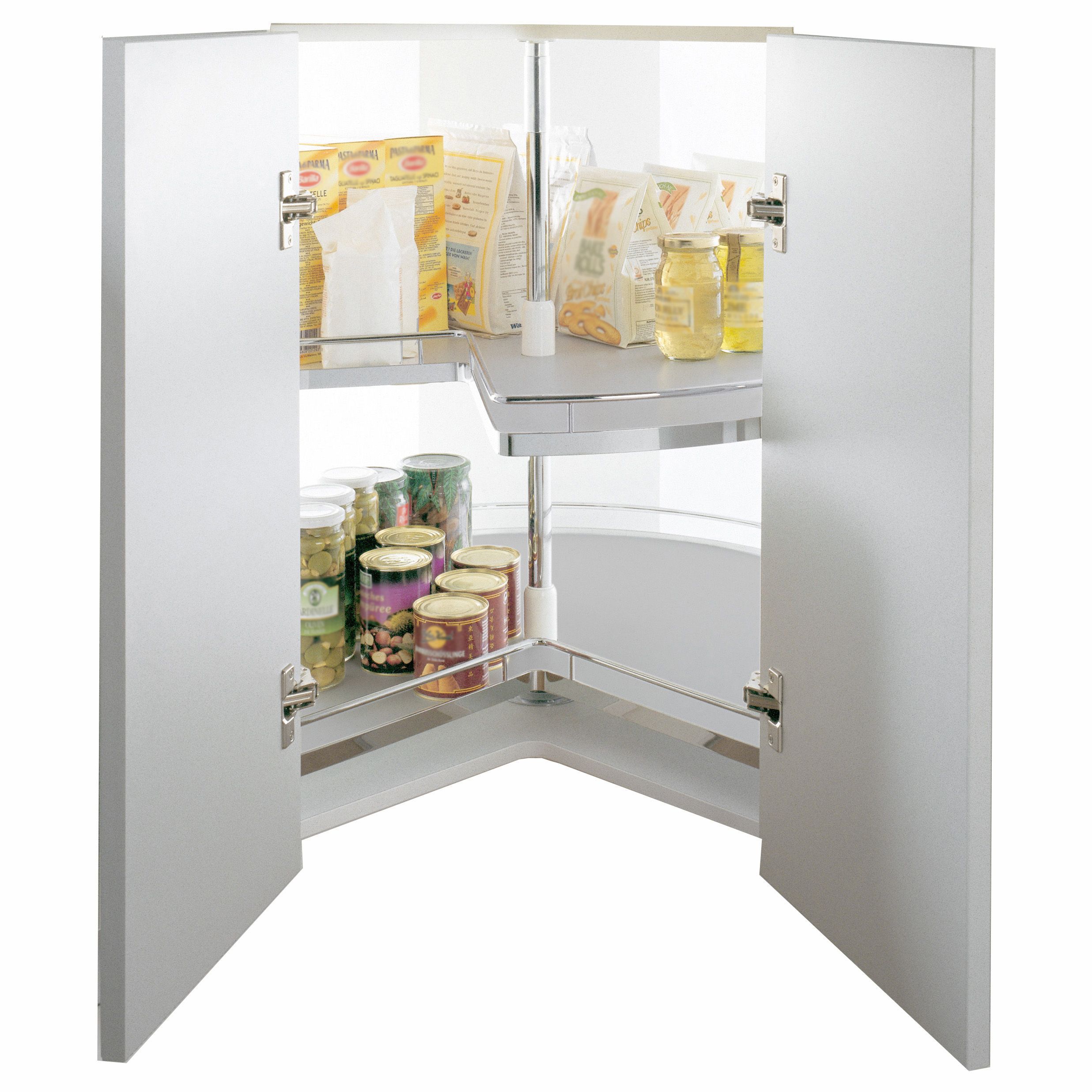 Corner base deals cabinet carousel