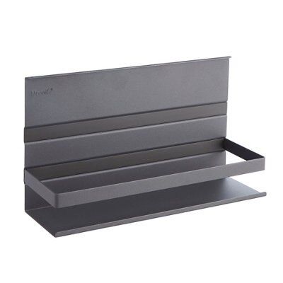Kesseböhmer Linero MosaiQ 1 tier Silver effect Steel Shelf with rail (L)350mm