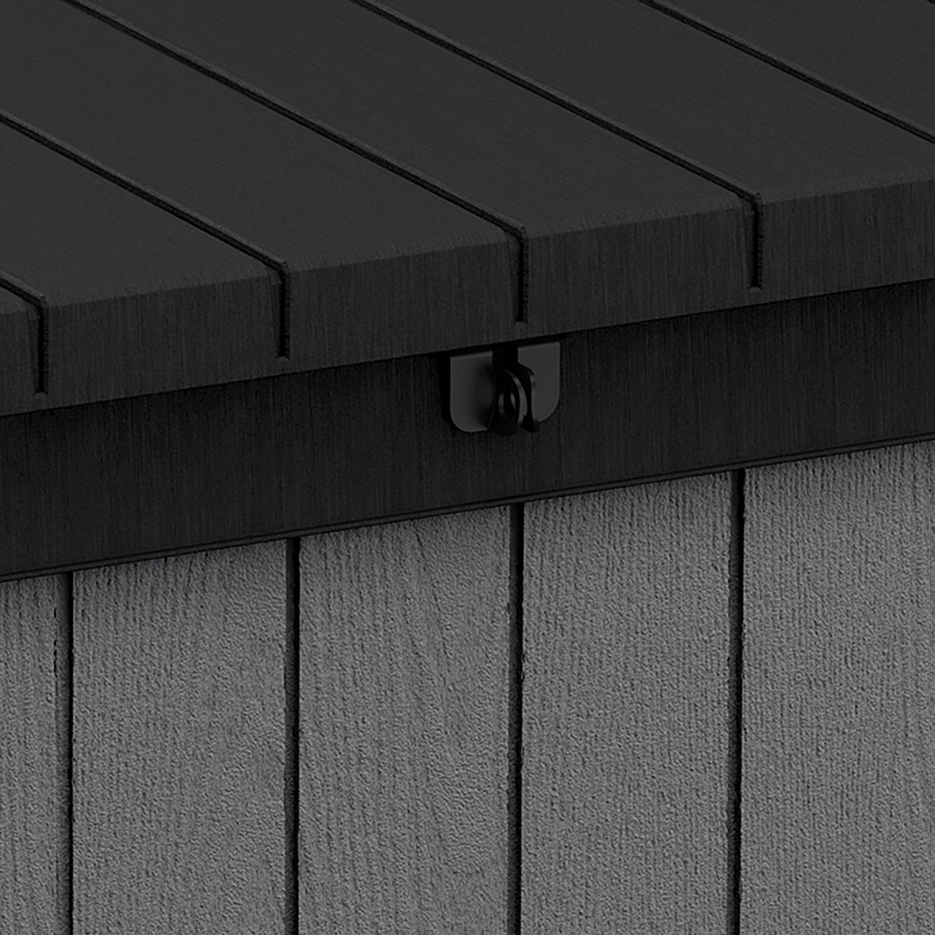 Keter 570L Resin 142.5x65.3ft Garden storage box - Grey