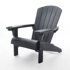 Keter Alpine Adirondack Grey Resin Deck chair