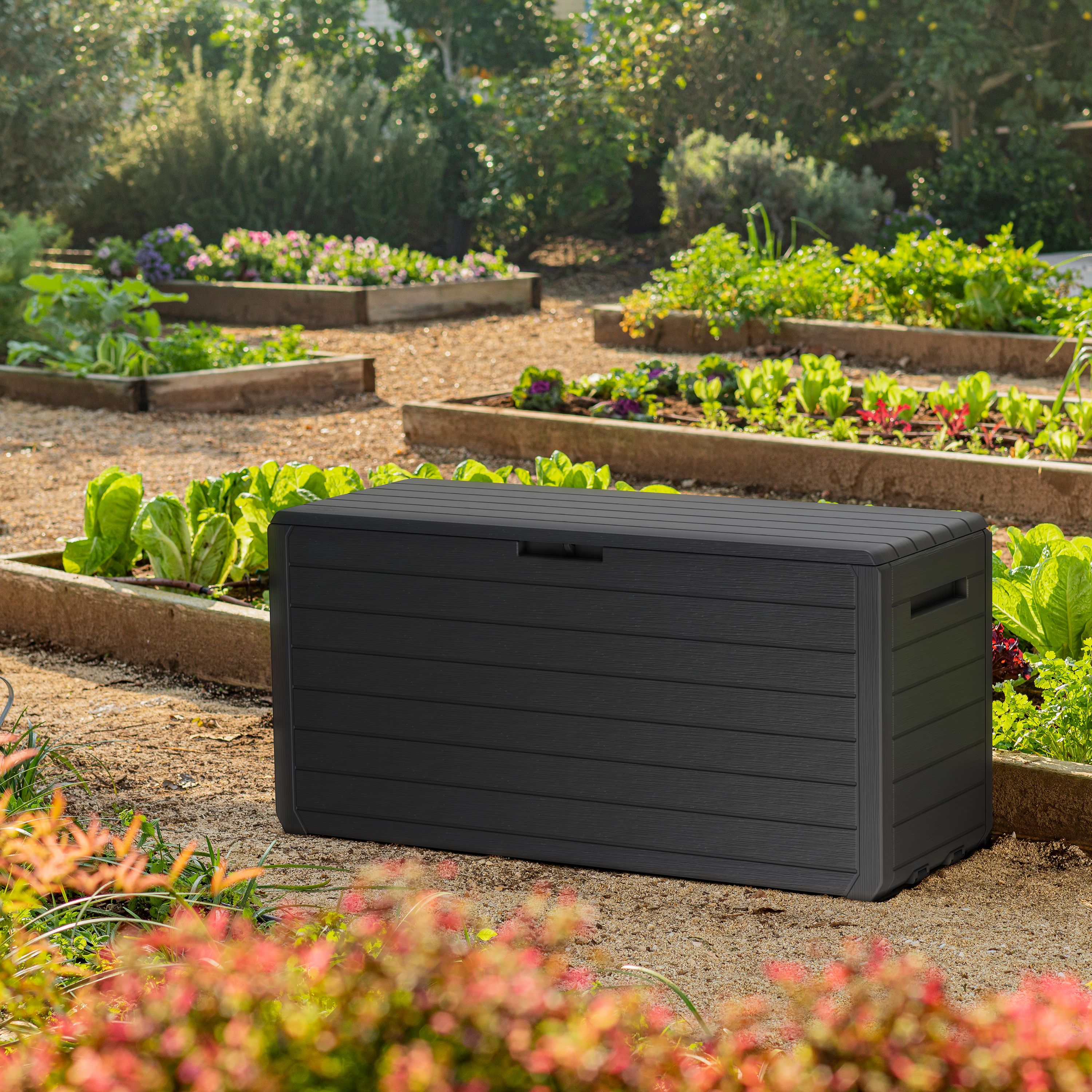 Keter Atlas 270L Polypropylene Garden storage box - Grey