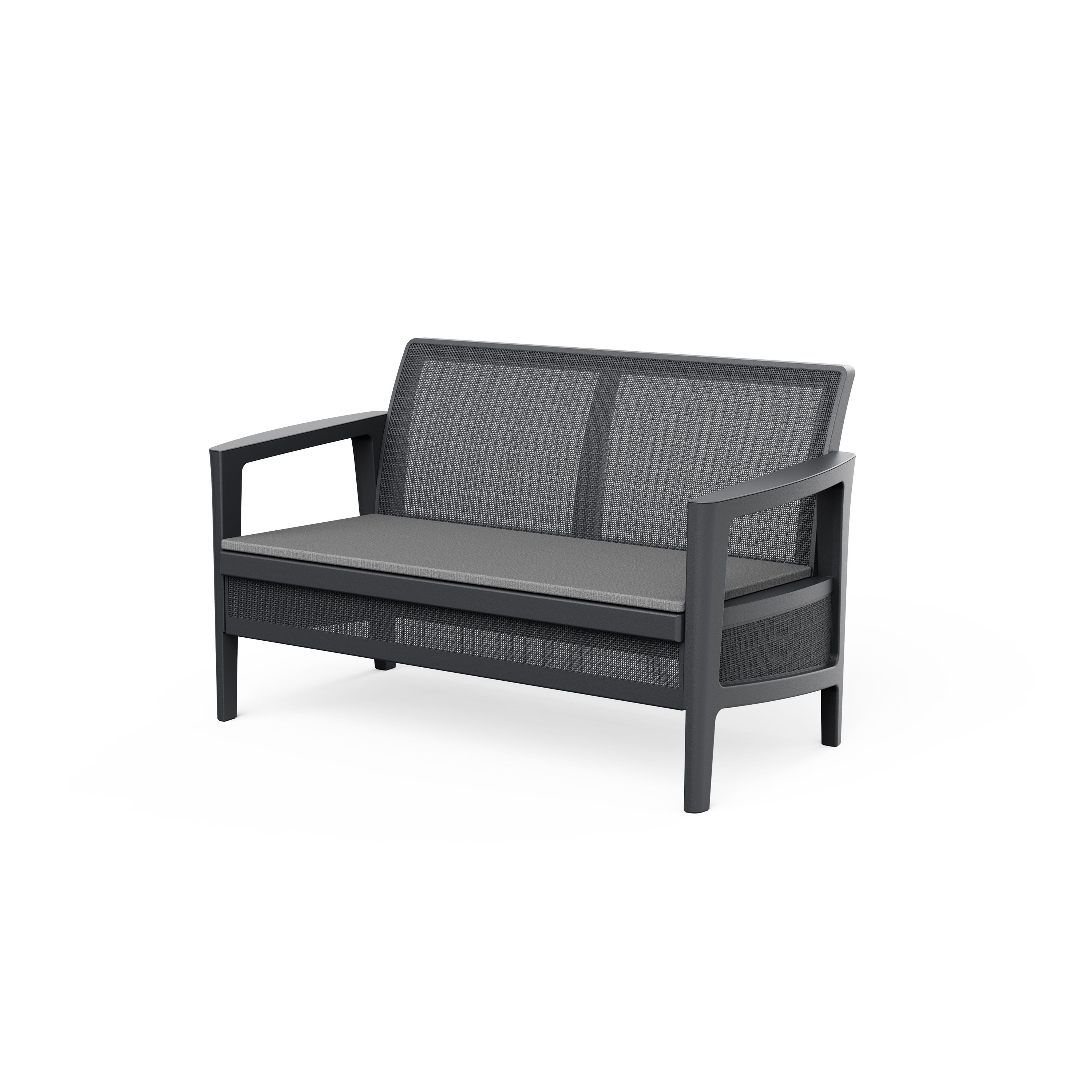Keter Atlas Graphite 4 seater Coffee set