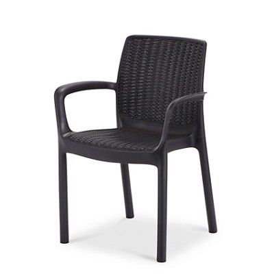 White plastic best sale chairs b&q