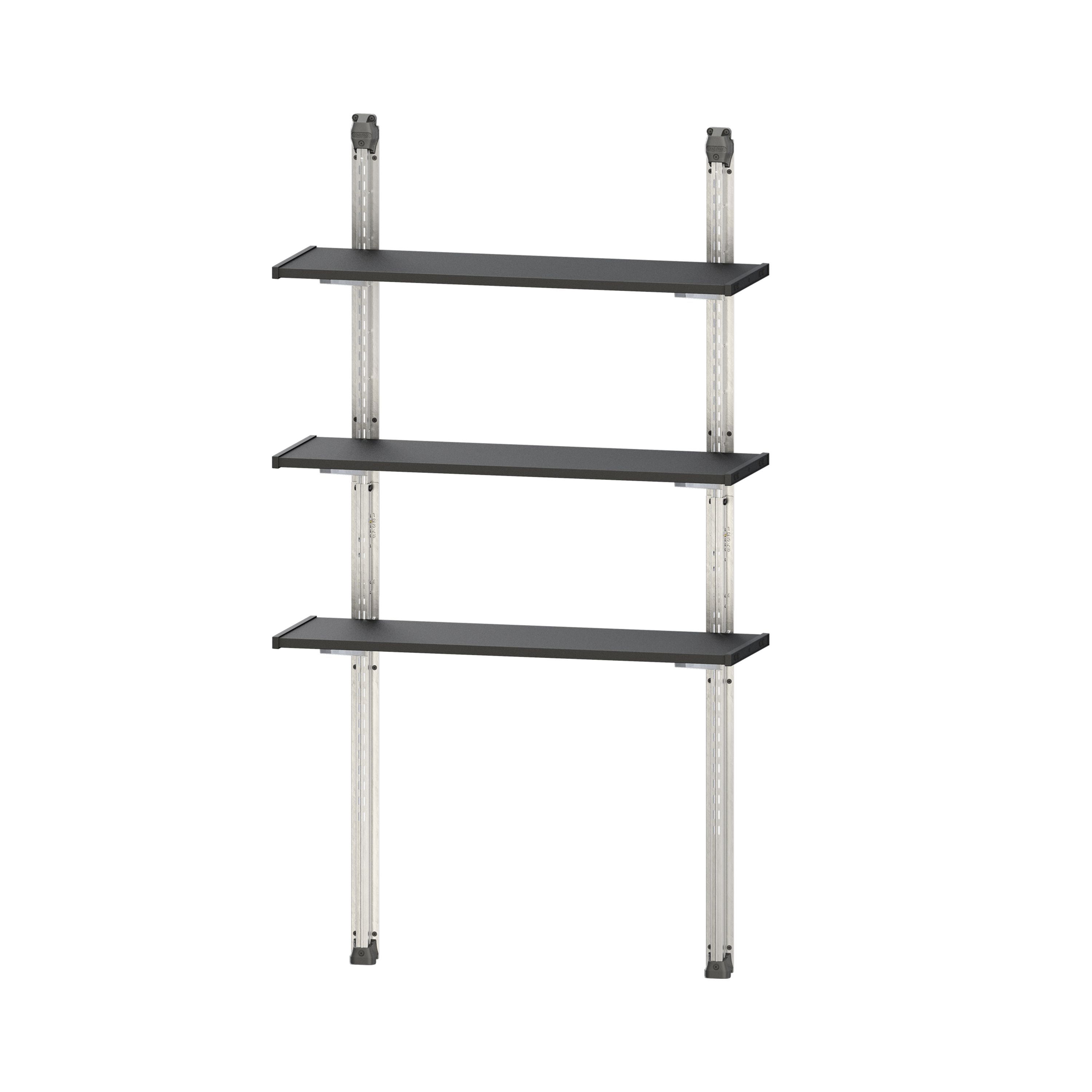 Rubbermaid store shelving unit