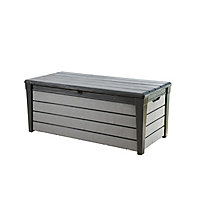 Keter Brushwood Grey Small Garden storage box 454L