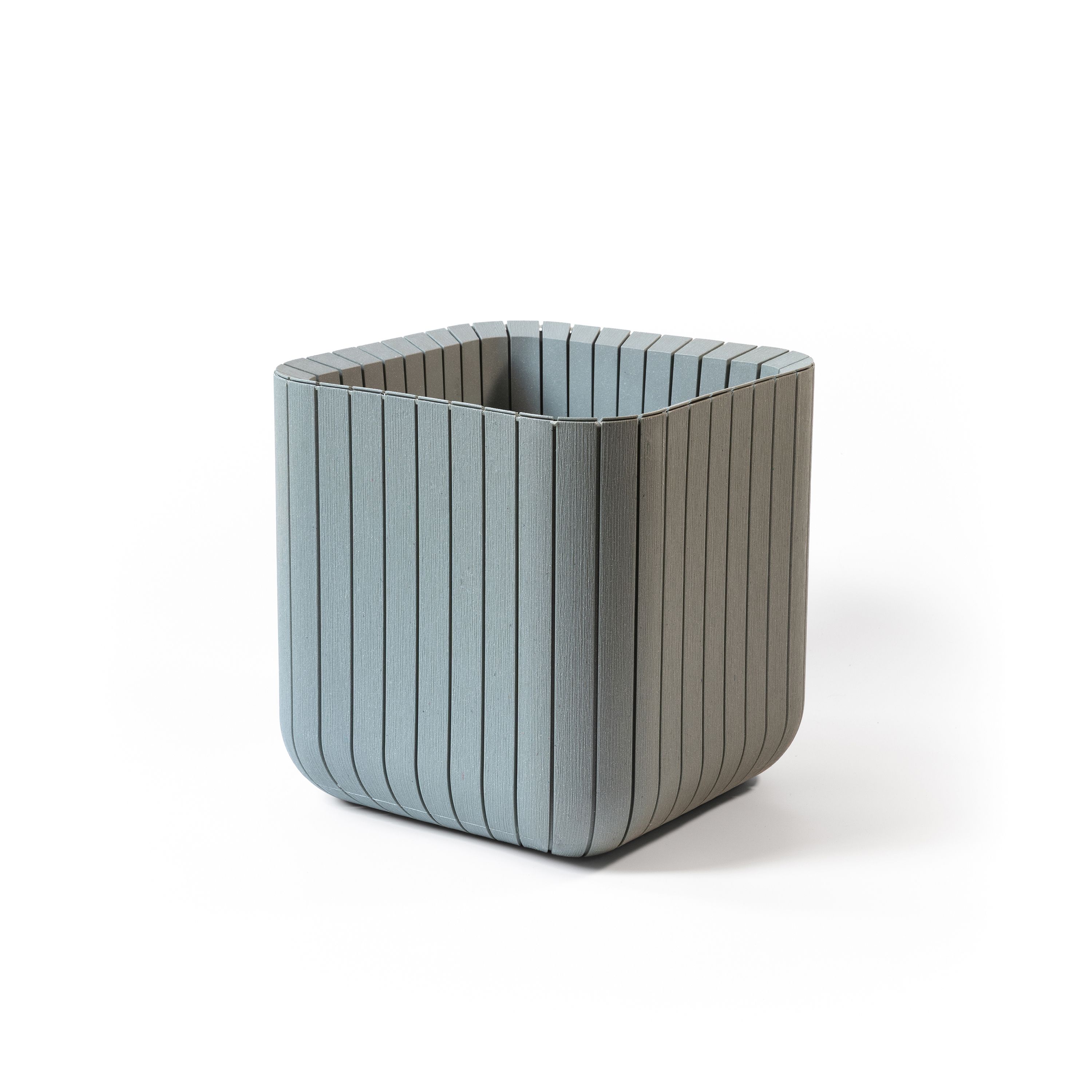 Keter Cube Green Plant pot (H)29.7cm, 21.5L