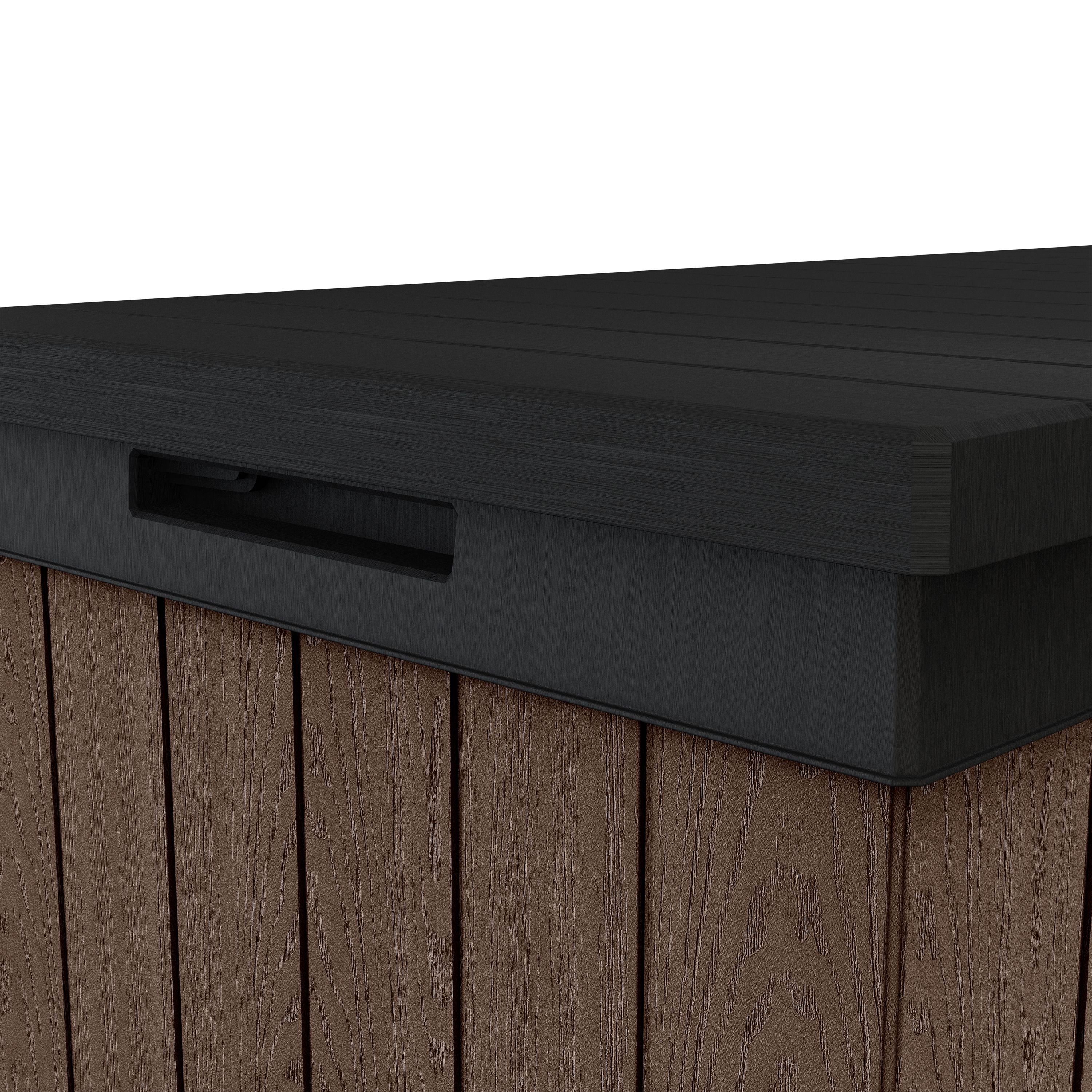 Keter Darwin 380L Resin Garden storage box - Brown
