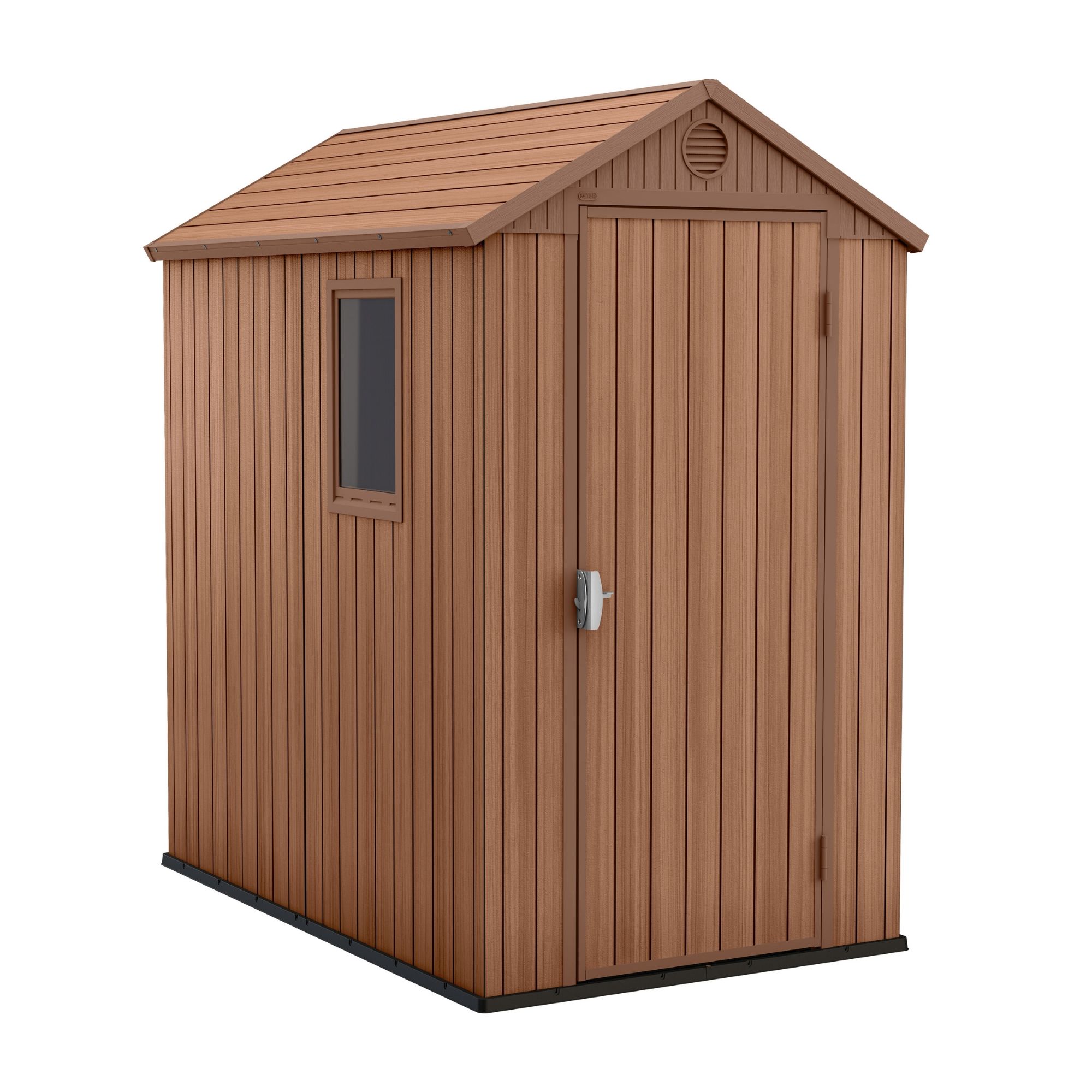 keter darwin 6x4 tongue & groove composite shed diy at b&q
