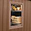 Keter Darwin 8x6 ft Apex Plastic 2 door Shed with floor & 1 window