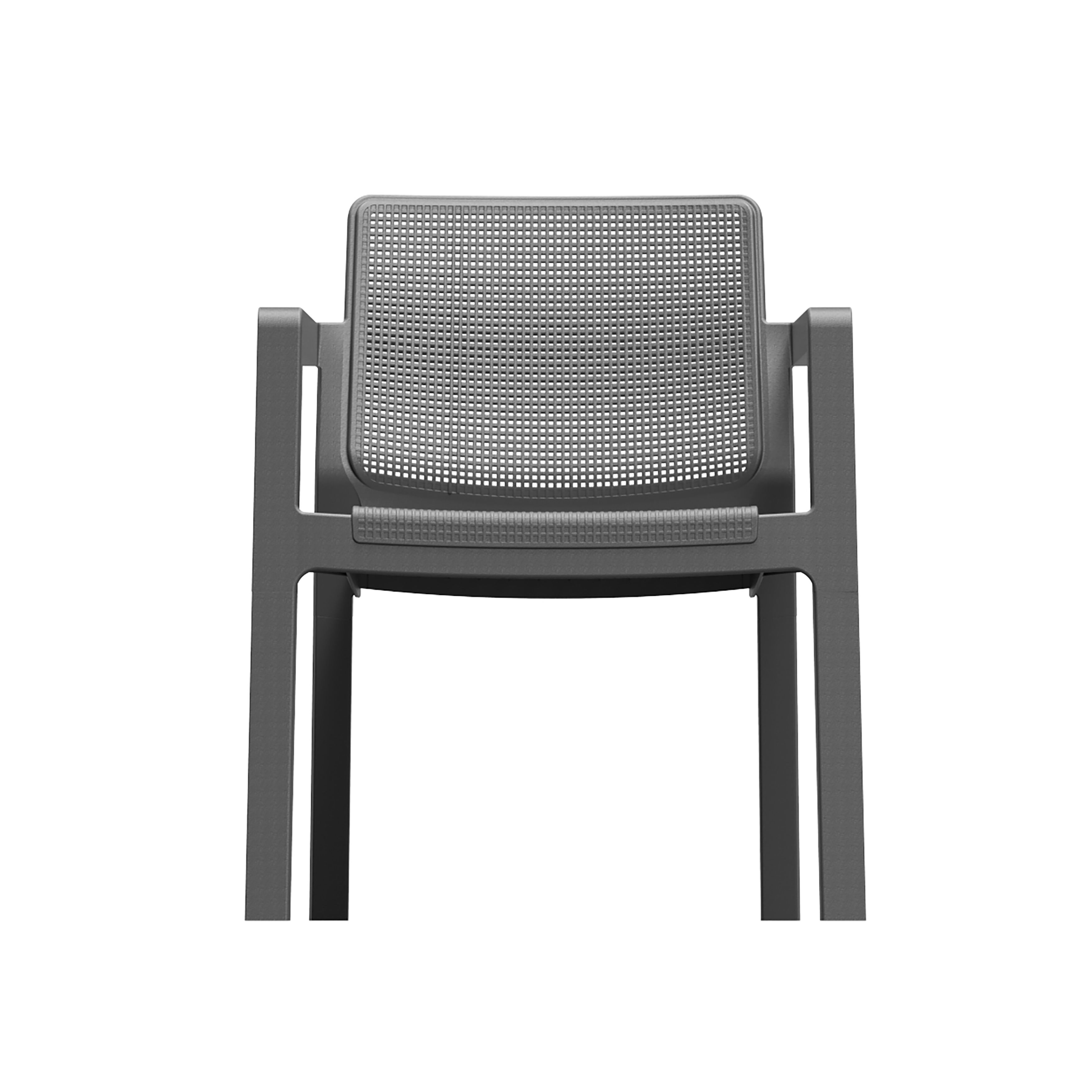 Keter Emily Graphite grey Rattan effect 4 seater Garden furniture set