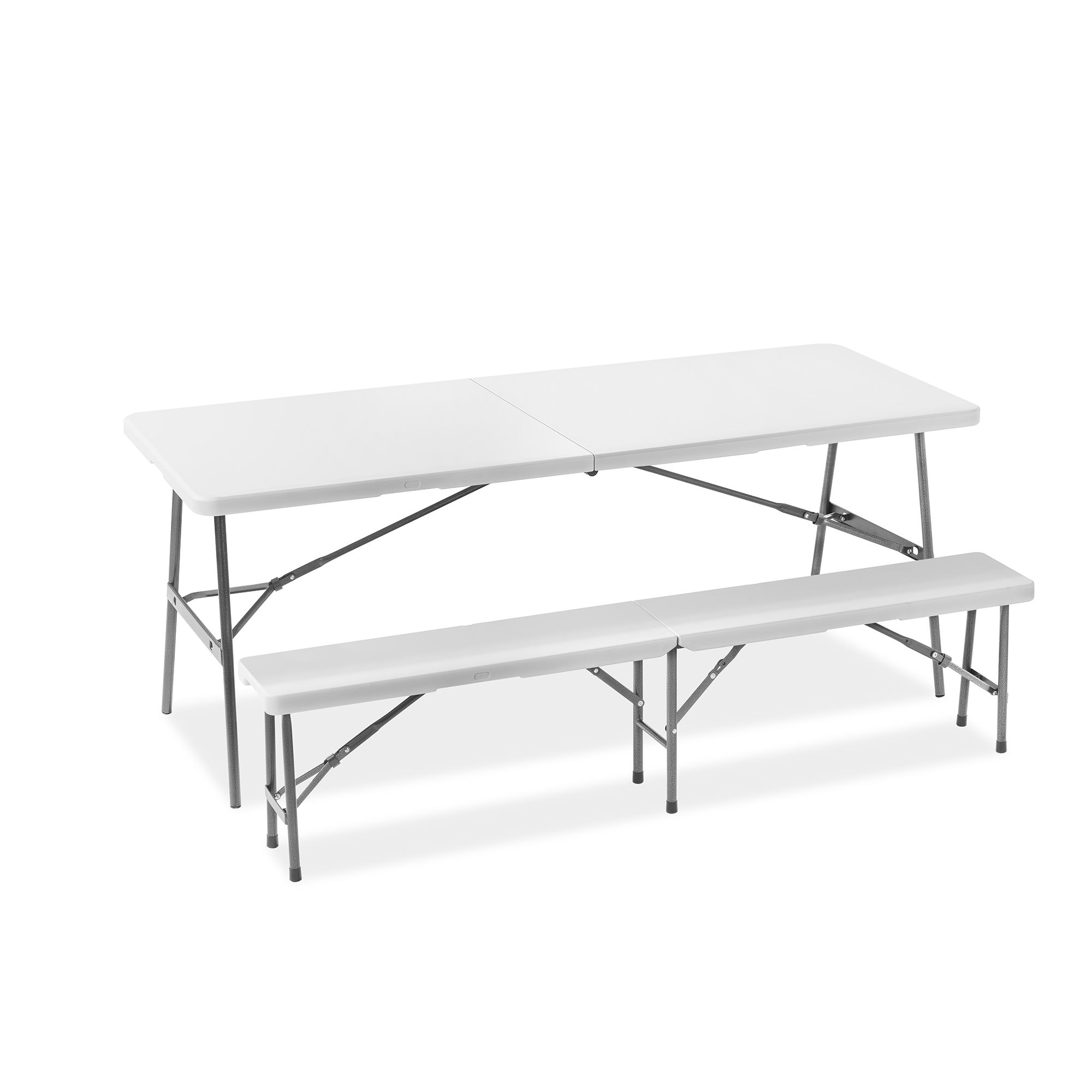Keter Fold & Go 180 White Foldable Rectangular Table