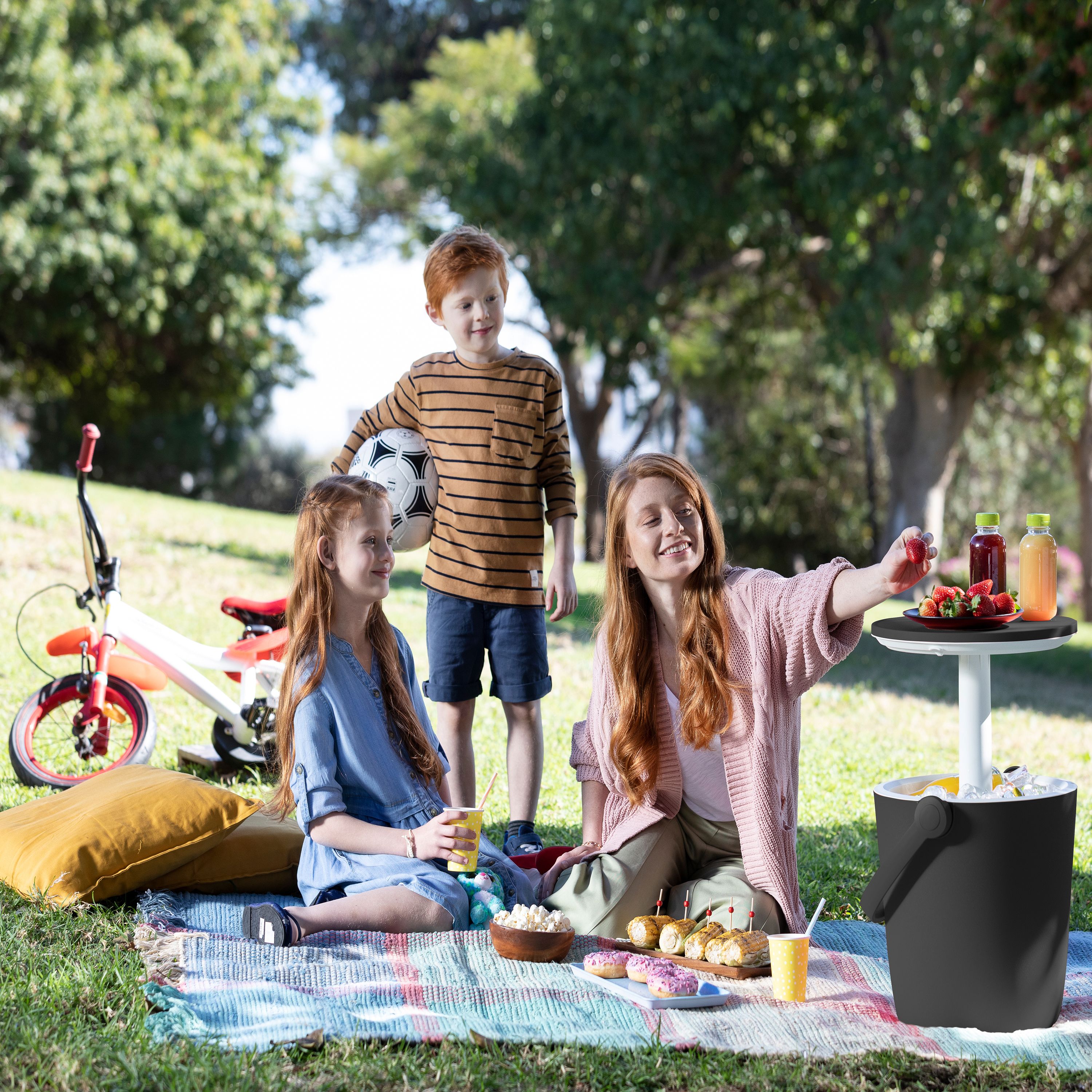 Keter Go bar Grey Plastic Cool stool