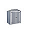 Keter Manor 6x5 Apex Grey Plastic Shed with floor (Base included)