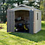 Keter Manor 8x6 Apex Grey Plastic Shed with floor