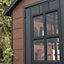 Keter Newton 7x11 ft Apex Composite 2 door Shed with floor & 2 windows