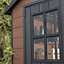 Keter Newton 9x7 ft Apex Plastic 2 door Shed with floor & 2 windows