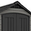 Keter Premier 7.5x7 Apex Tongue & groove Grey Shed with floor