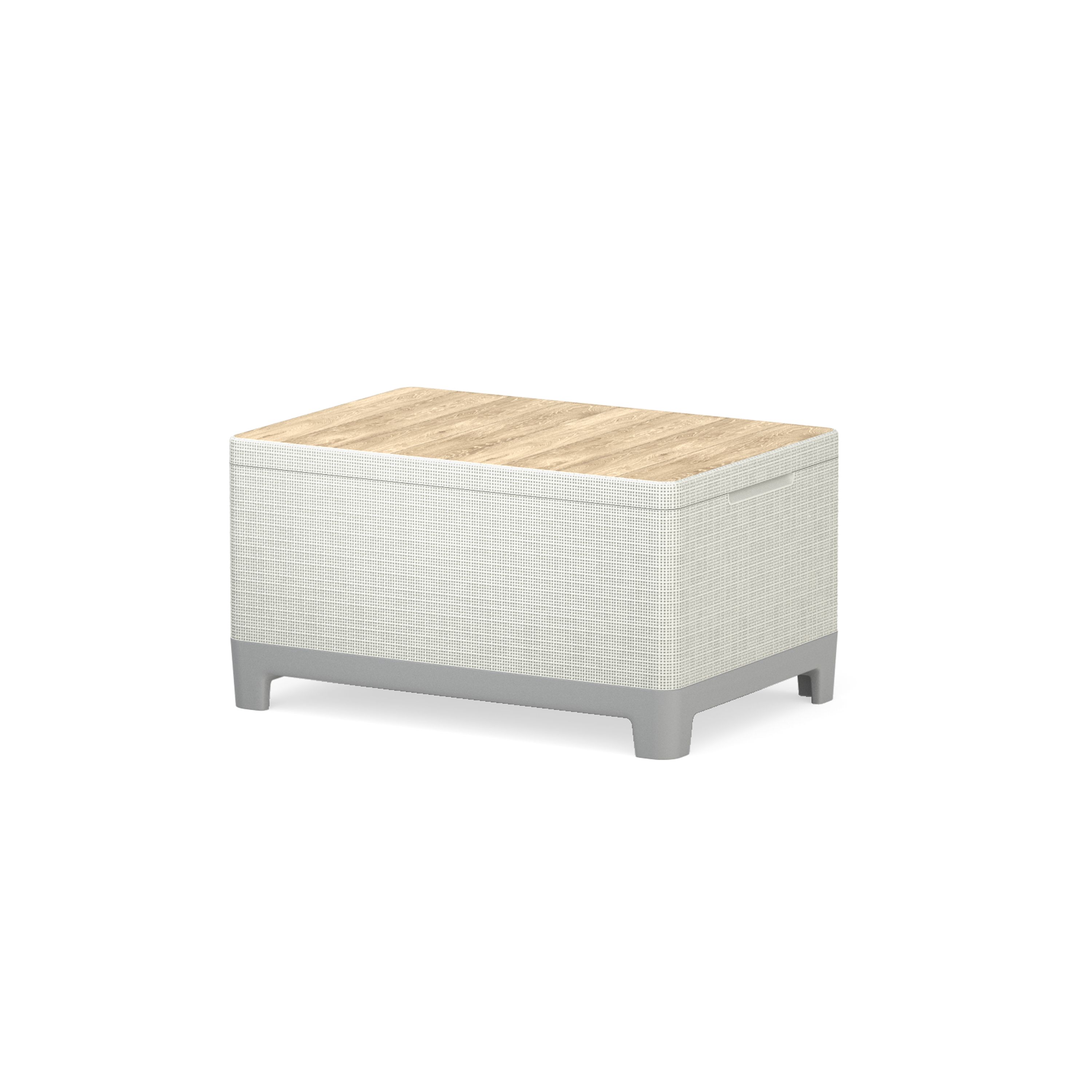 Keter Scandi Pebble Grey 4 seater Coffee set