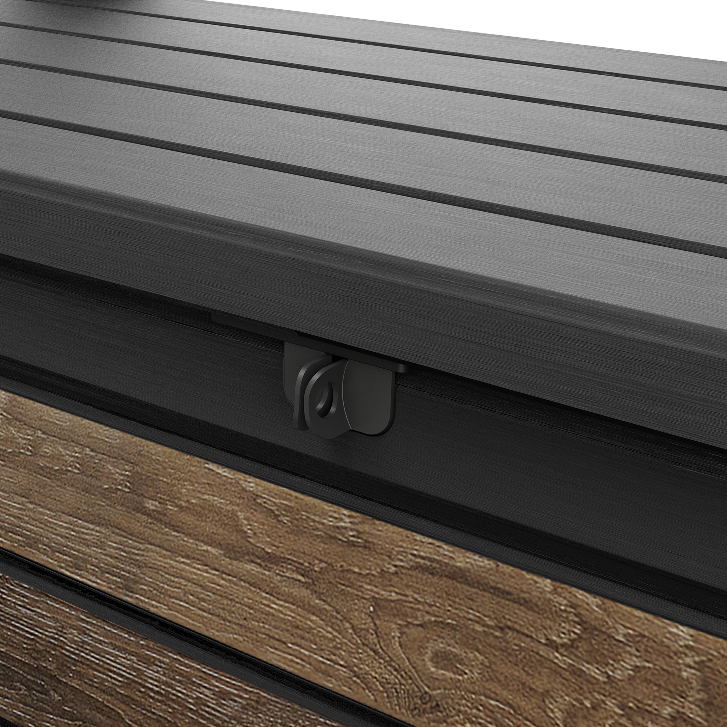 Keter Signature 227L Resin Garden storage bench box - Brown