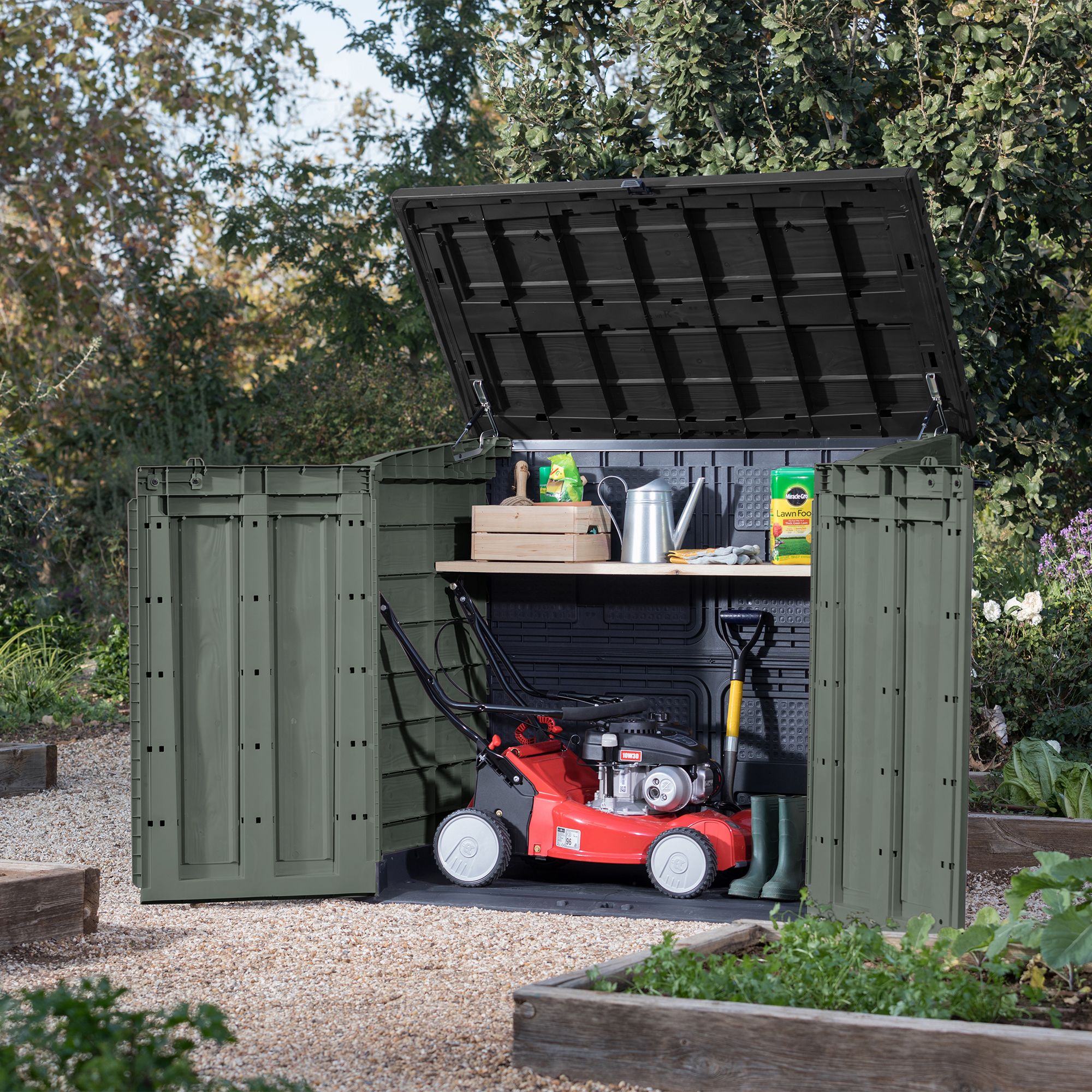 Keter Store it out Max 1200L Resin Bin storage - Green