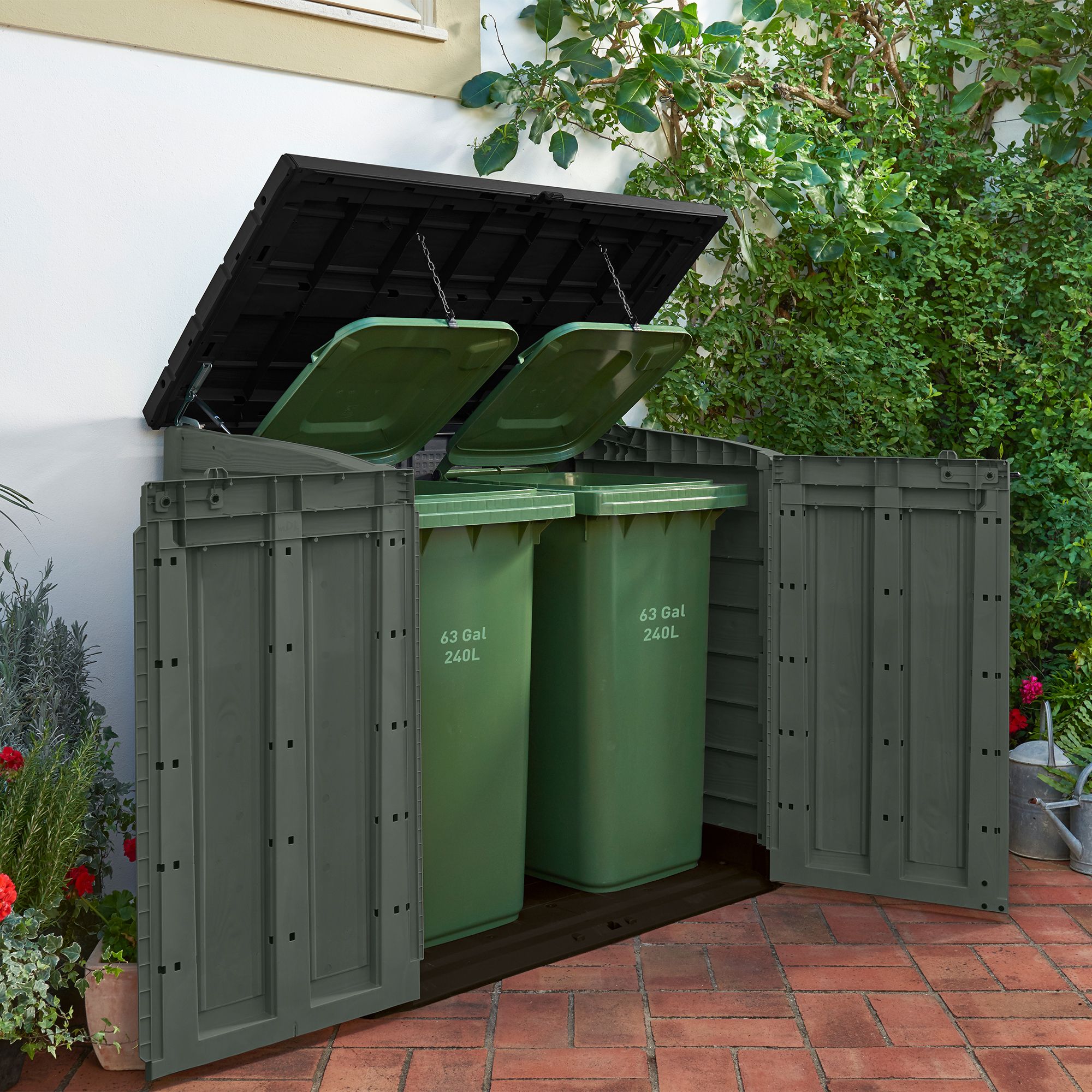 Keter Store it out Max 1200L Resin Bin storage - Green