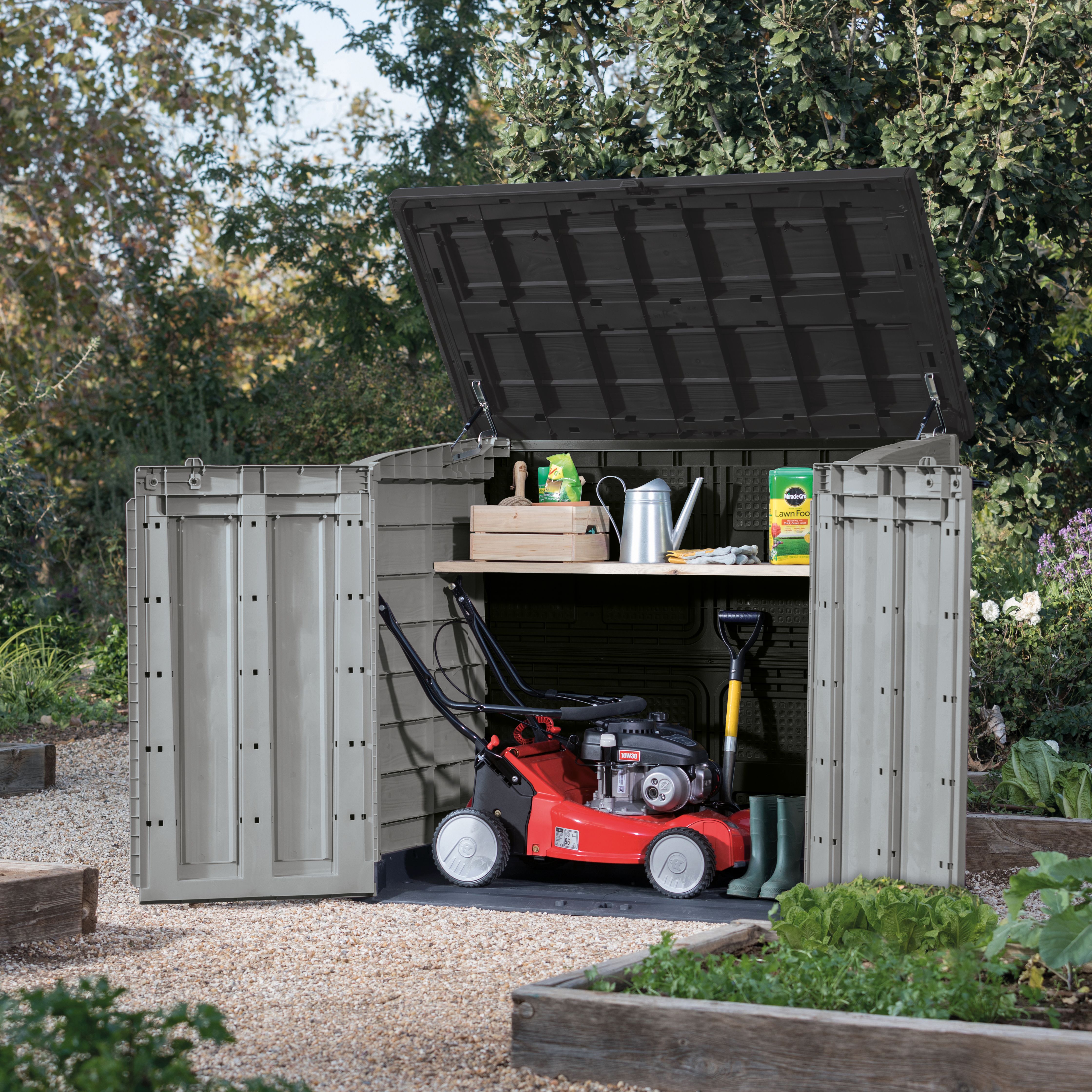 Keter Store It Out Max Grey 1200L Pent Garden storage