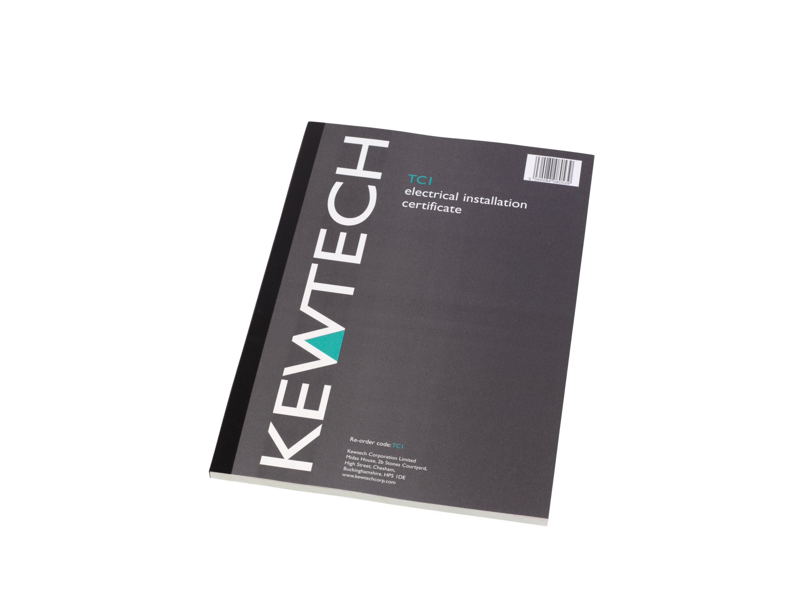 Kewtech Test report pad