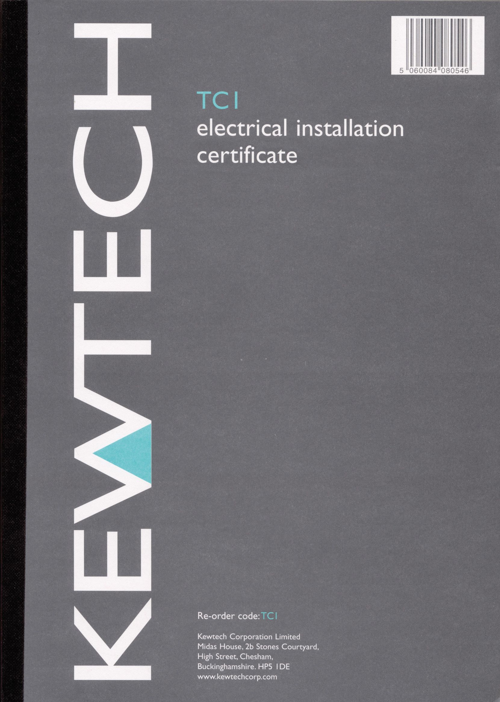 Kewtech Test report pad