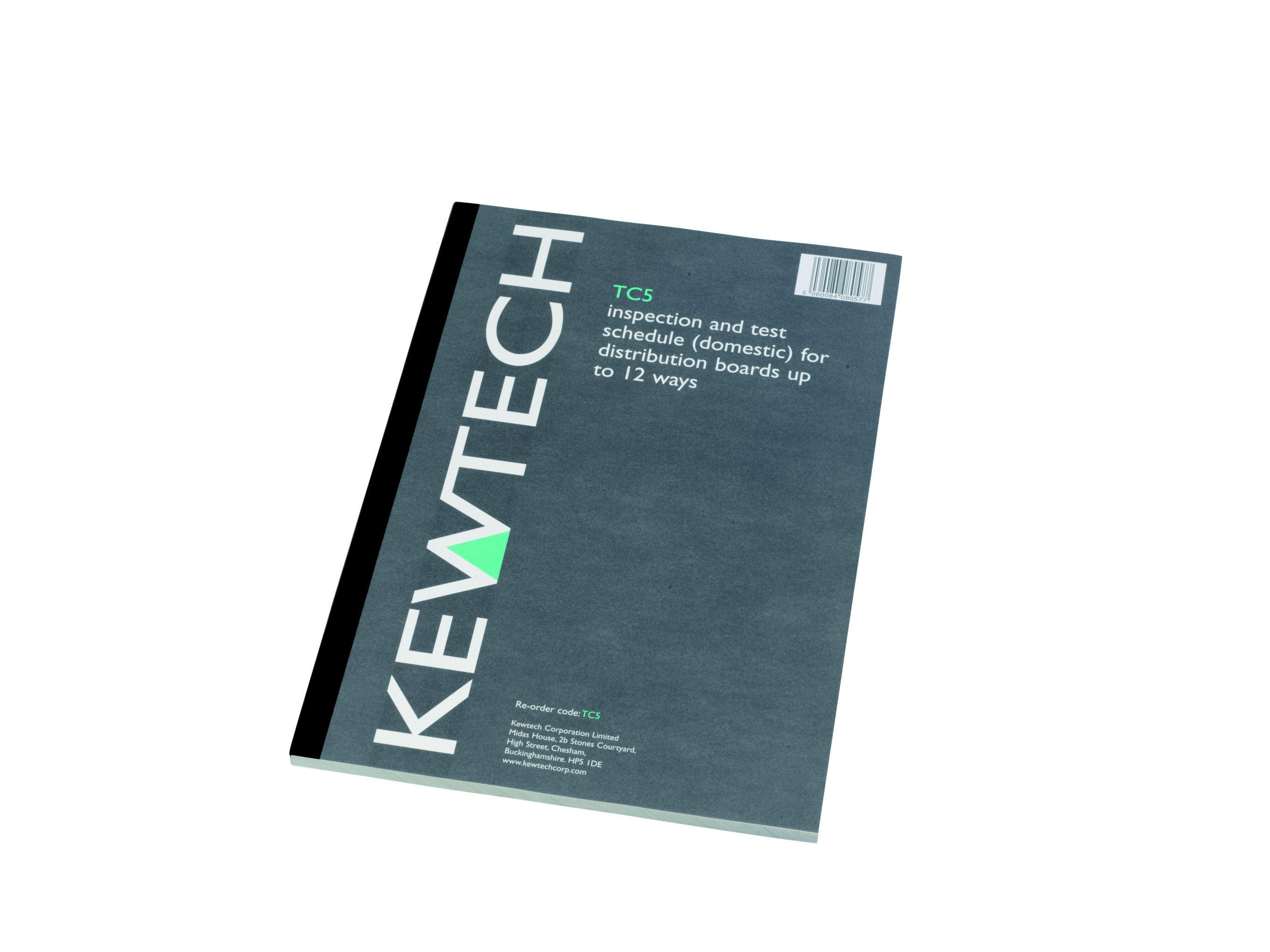 Kewtech Test report pad