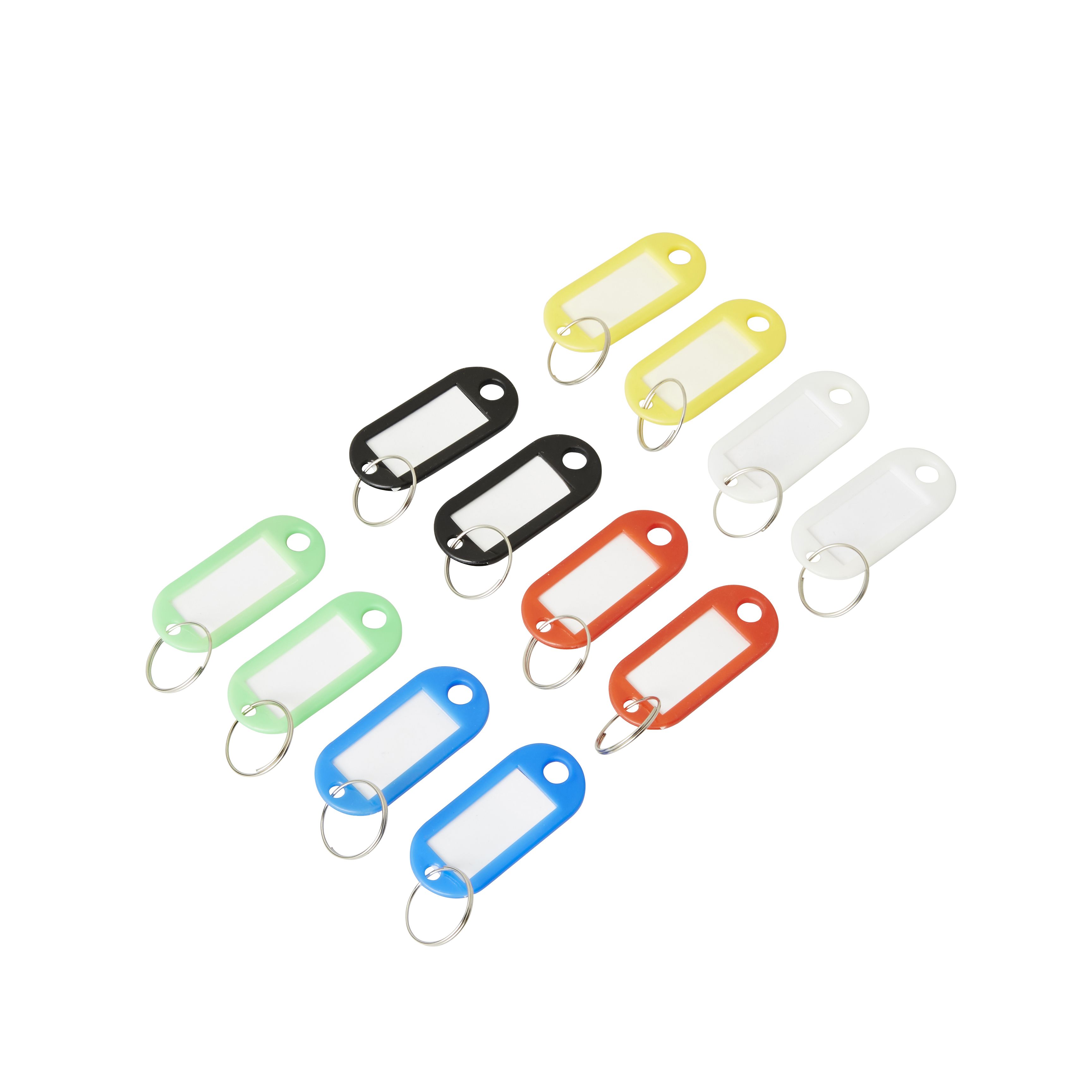Key tag holder Multicolour, Pack of 12