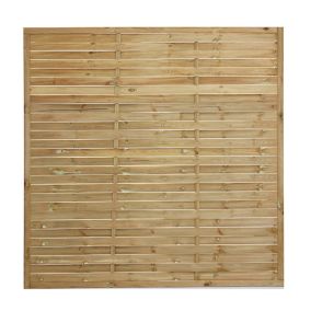 Khoper Autoclave Wooden Fence panel (W)1.8m (H)1.8m