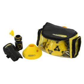 Kickmaster Backpack Black & Yellow Garden Training set