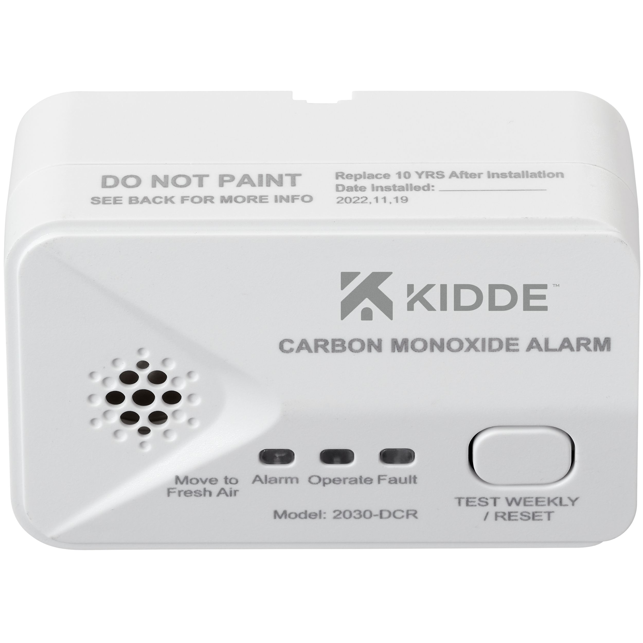 Kidde 2030-DCR Wireless Standalone Carbon monoxide Alarm with Replaceable battery - 3