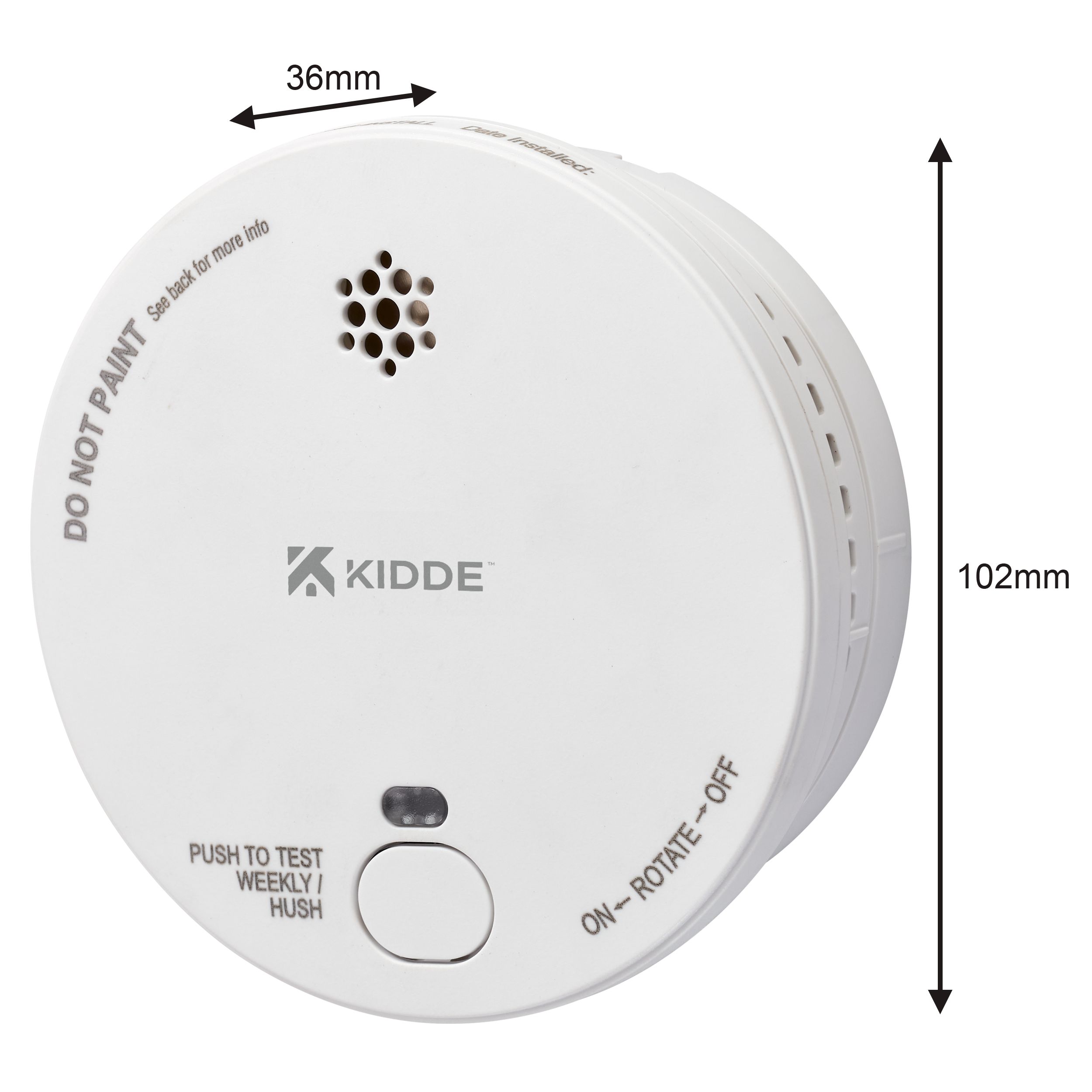 Kidde 2030-DSR Standalone Optical Smoke Alarm with Replaceable battery