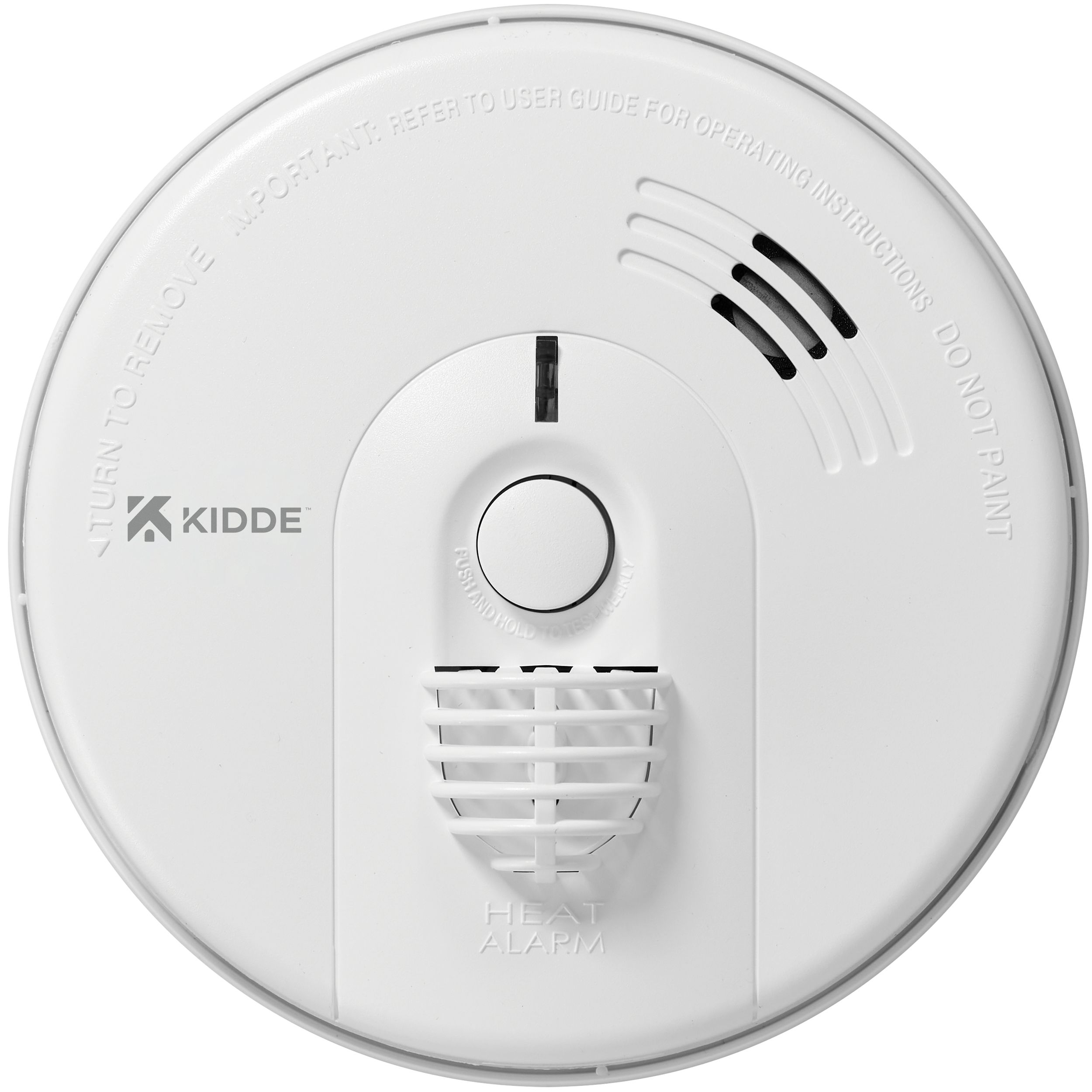 Kidde KF30 Wired Interlinked Heat Alarm with Replaceable battery