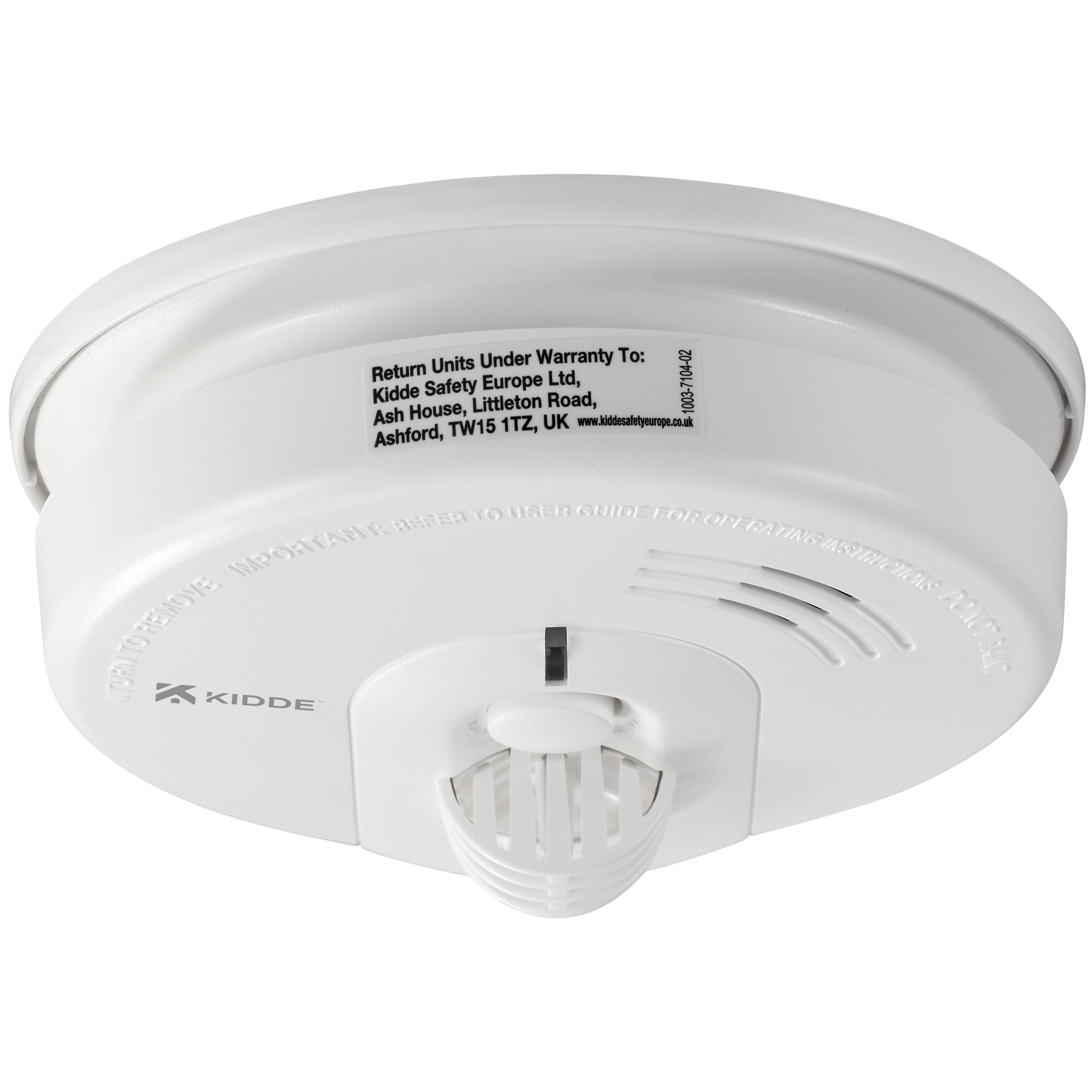Kidde KF30 Wired Interlinked Heat Alarm with Replaceable battery