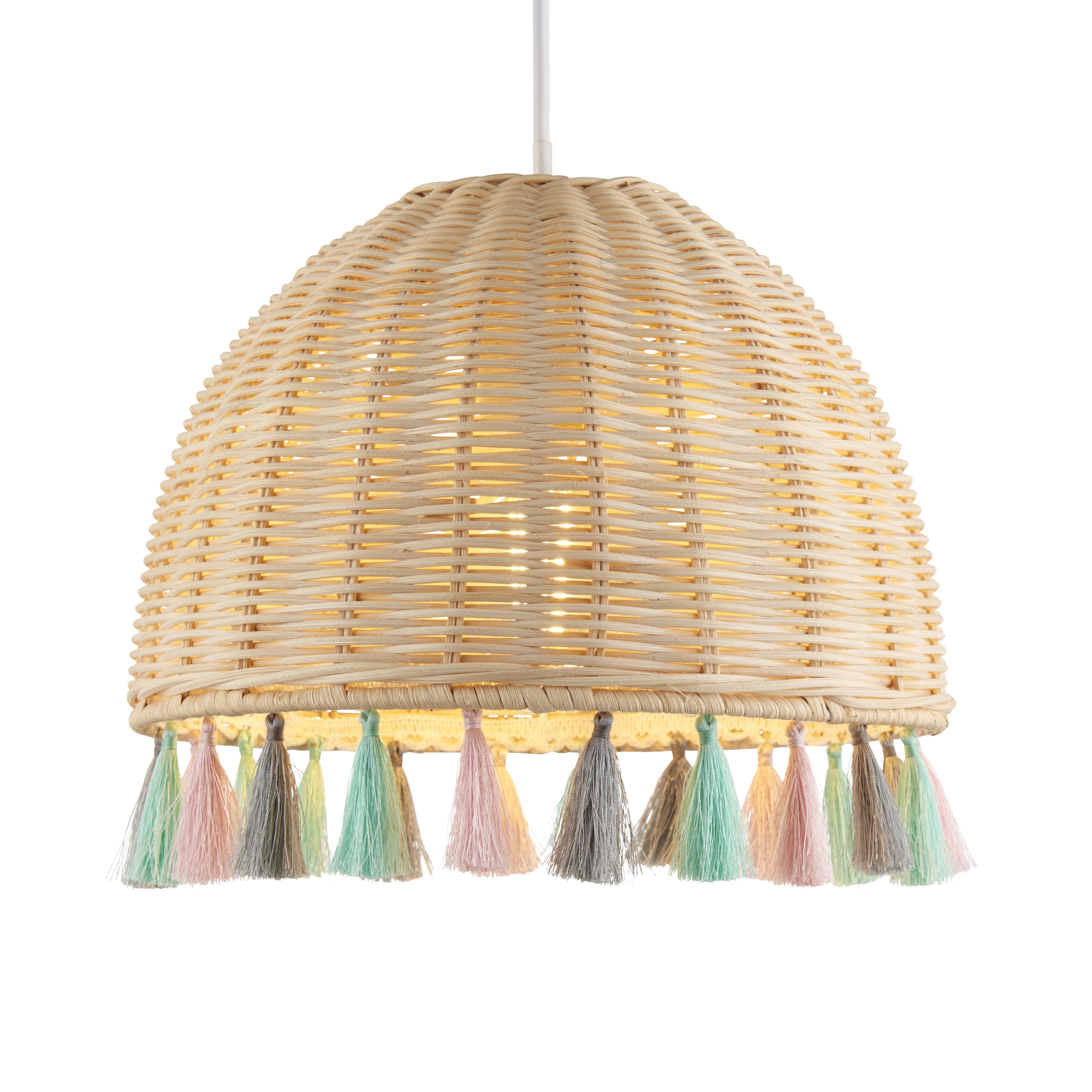 B&q deals rattan lampshade