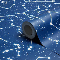 Kids Colours Blue Constellation Smooth Wallpaper