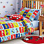Kids Colours Transport Multicolour Single Bedding set