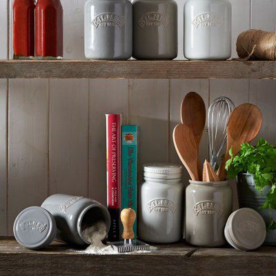 Kilner Pebble grey Storage jar