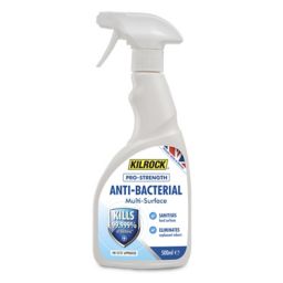Kilrock Pro-strength Not concentrated Anti-bacterial Multi-surface Suitable for all hard surfaces Any room Cleaning spray, 500ml Trigger spray bottle