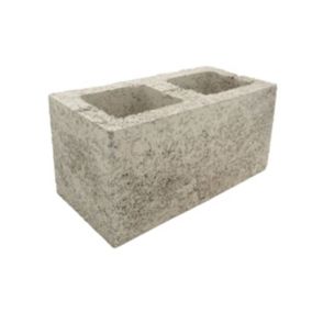 Kilsaran Cavity Common Texture Hollow concrete block (L)440mm (W)215mm (H)215mm