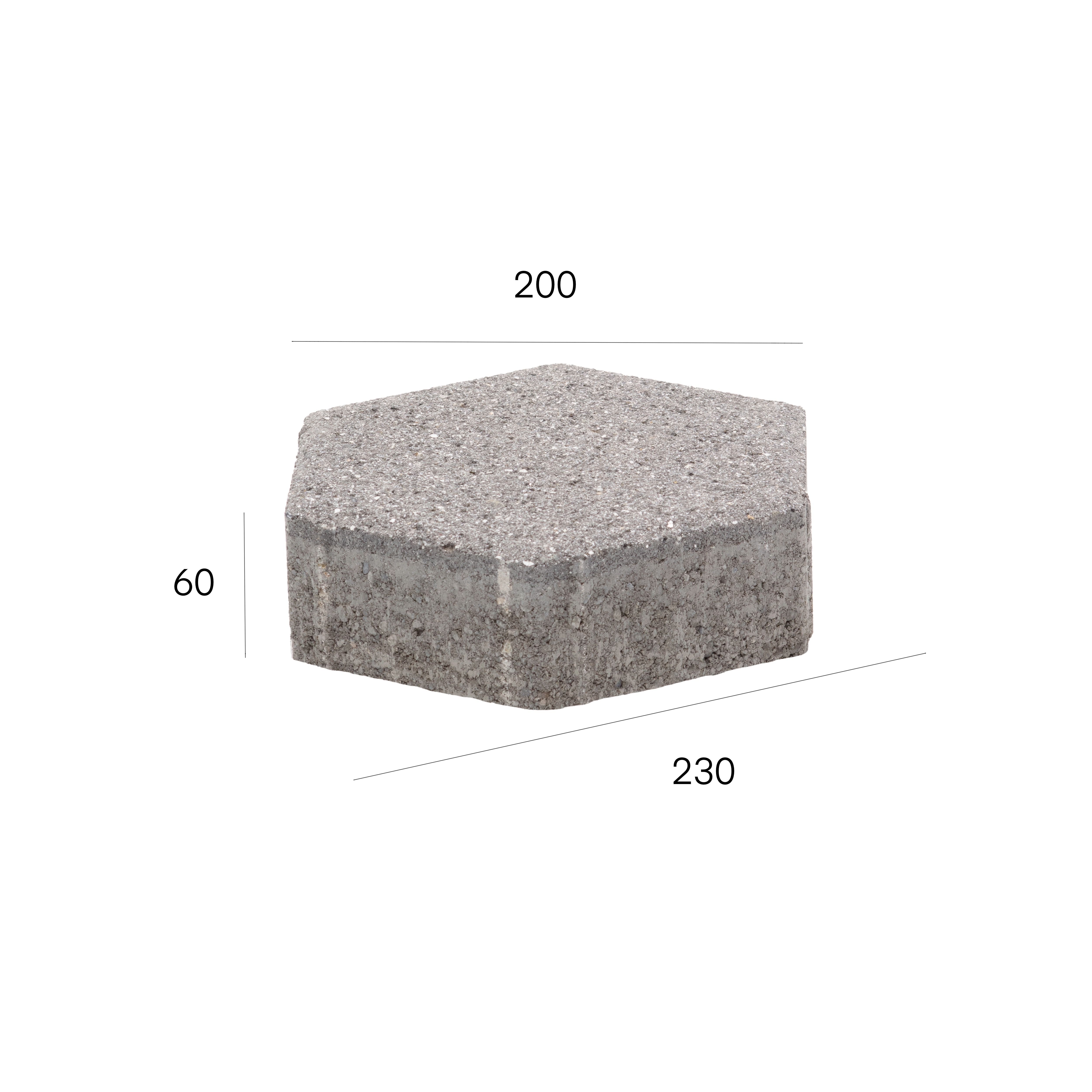Kilsaran Hexo Black Granite Sett (L)200mm