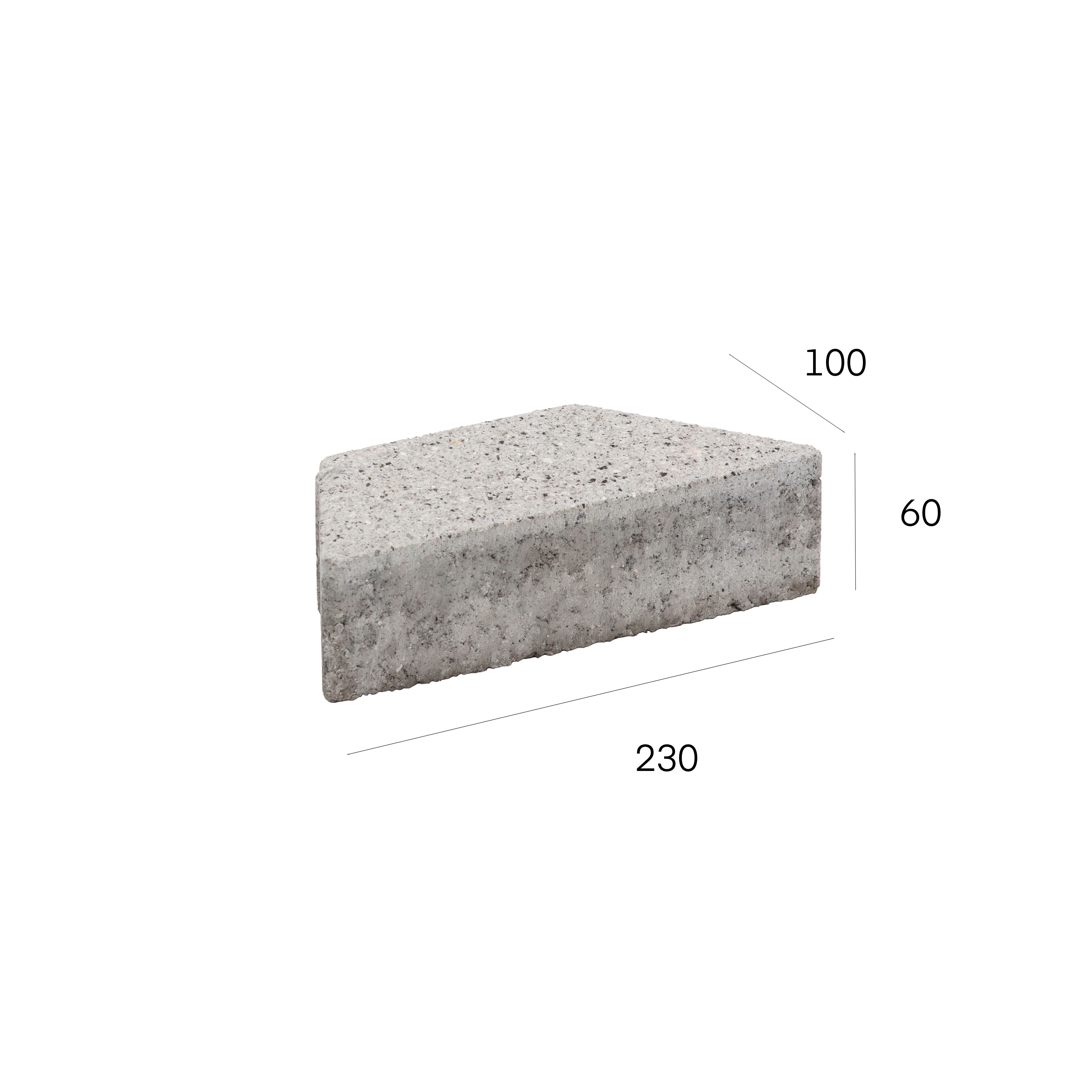Kilsaran Hexo half Granite Sett (L)100mm (W)230mm