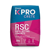 Kilsaran KPRO Crete rapid setting Concrete, 25kg Bag