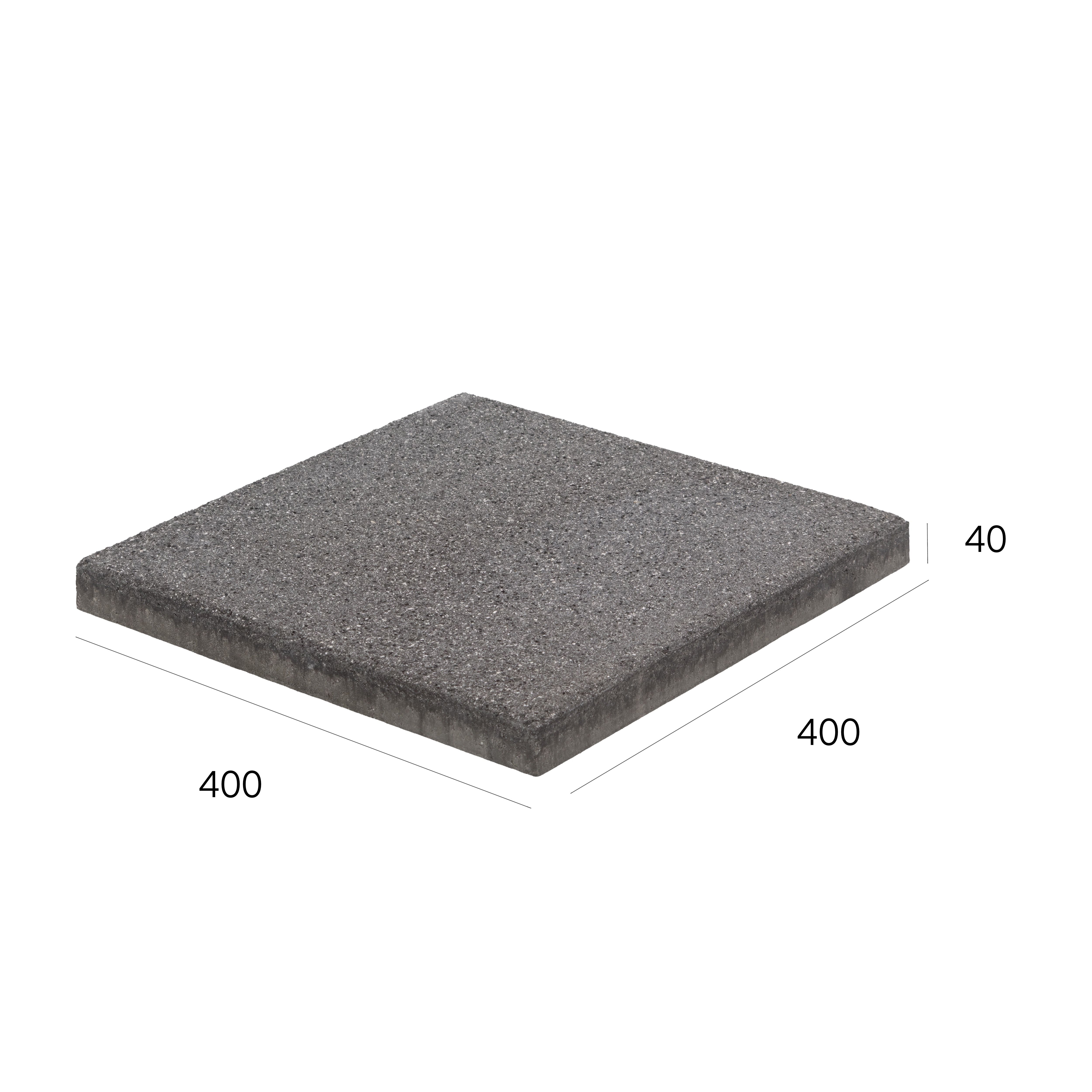 Kilsaran Newgrange Black Granite Paving slab (L)400mm (W)400mm
