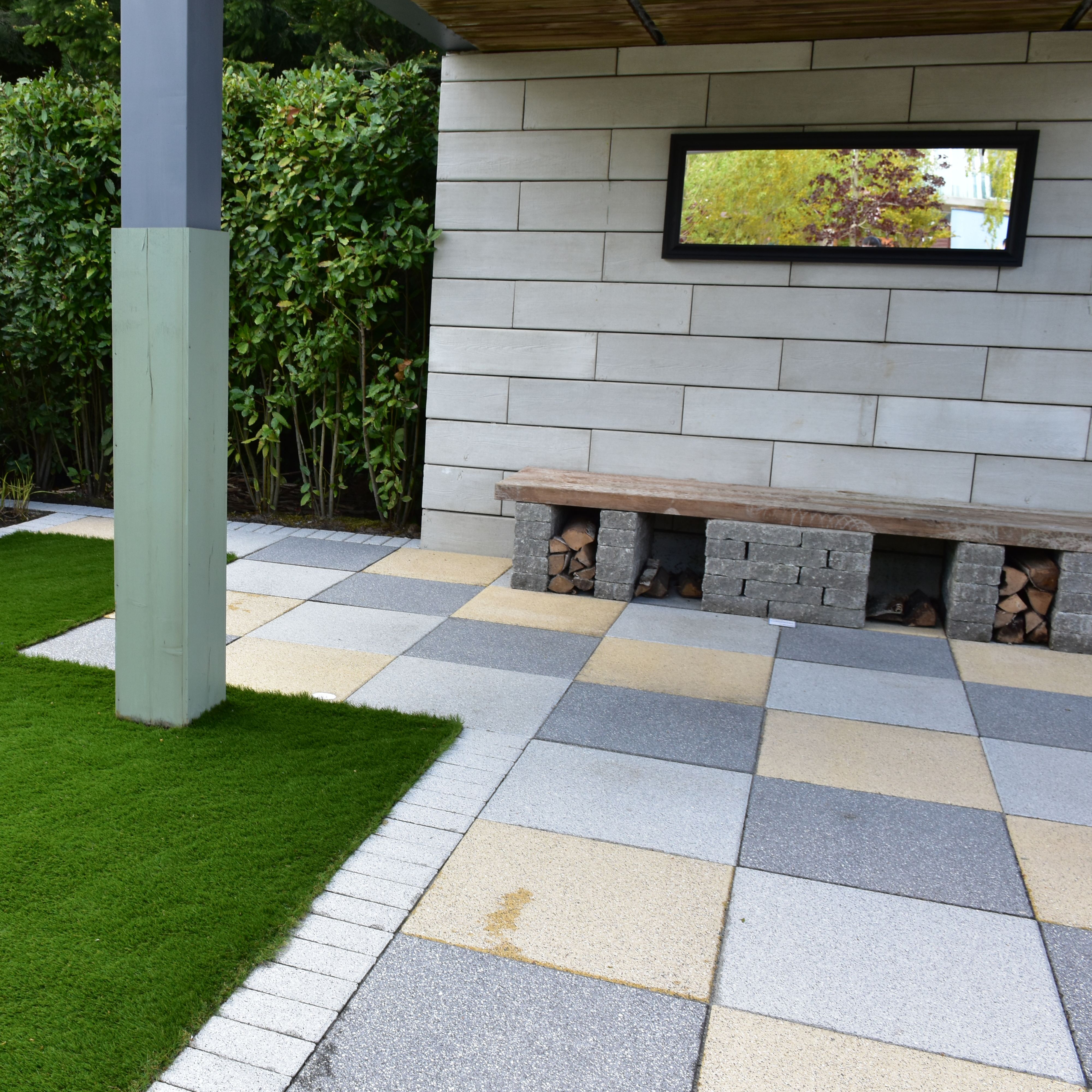 Kilsaran Newgrange Buff Granite Paving slab (L)400mm (W)400mm