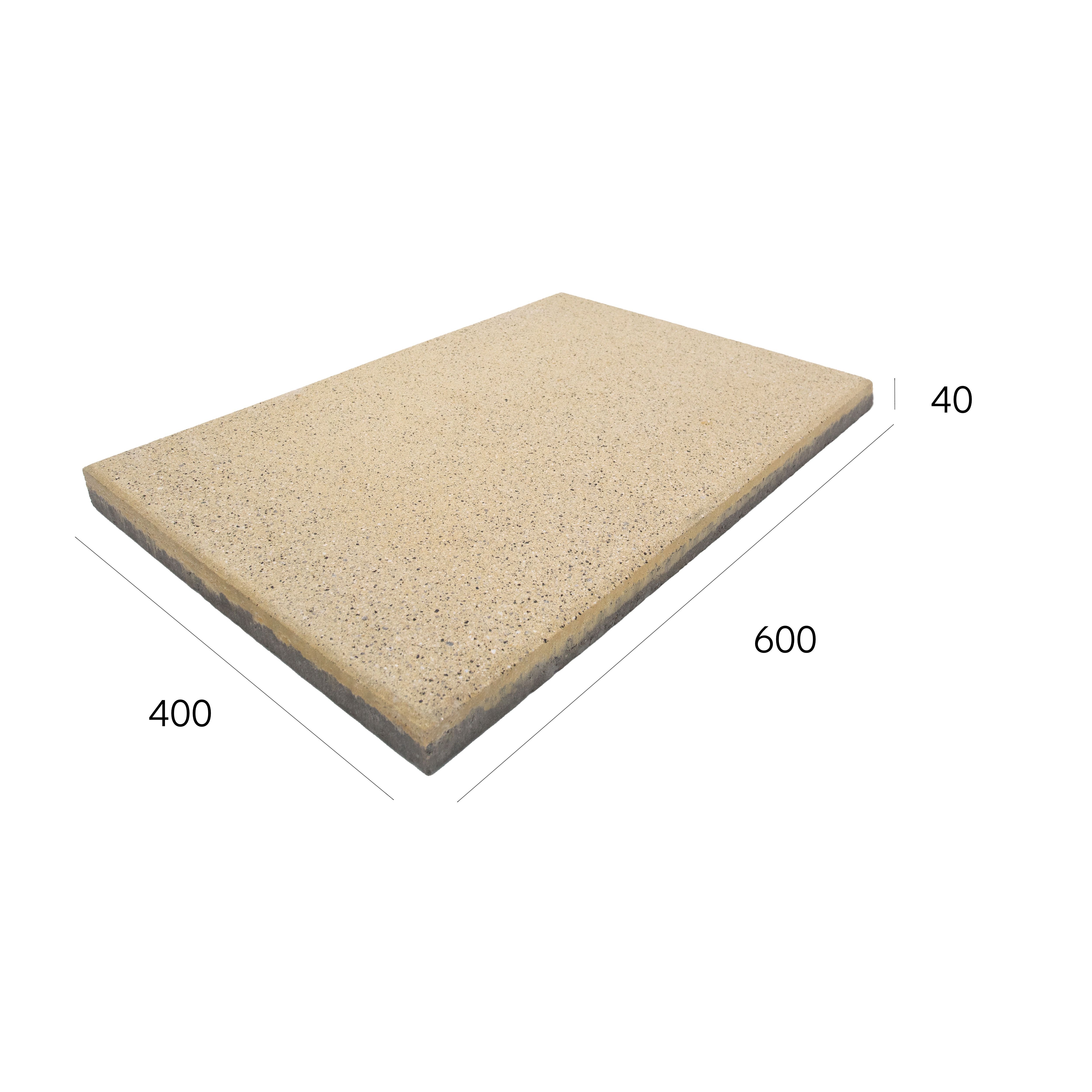 Kilsaran Newgrange Buff Granite Paving slab (L)600mm (W)400mm