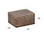 KilsaranLismore rustic Single size Block kerb (L)190mm (W)160mm (T)100mm