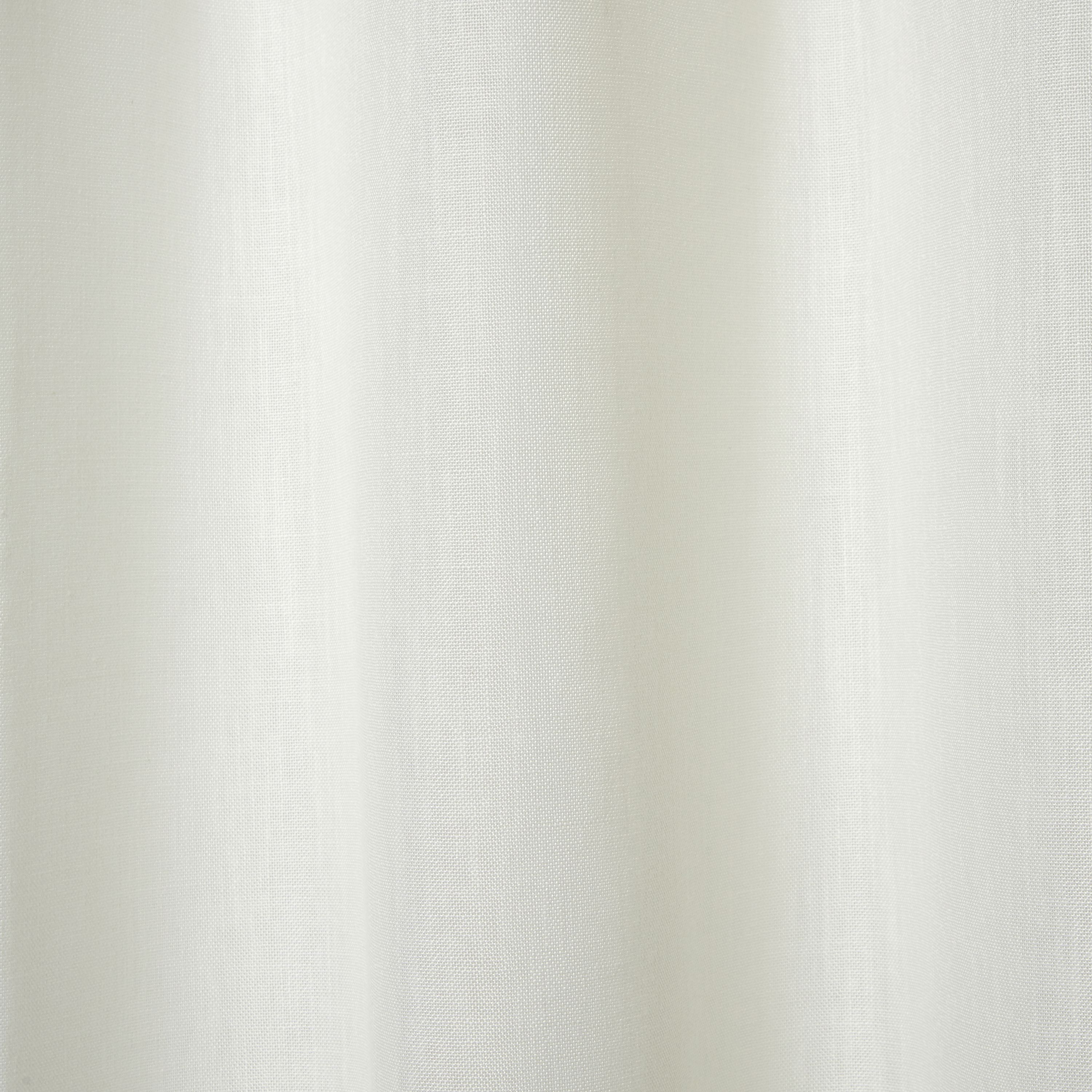Kippens Off white Plain Net Eyelet Curtain (W)140cm (L)260cm, Single